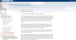 Desktop Screenshot of lostflamingocompany.blogspot.com