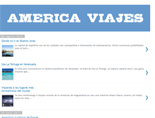 Tablet Screenshot of americaviajesx.blogspot.com