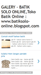 Mobile Screenshot of batiksolo-galery.blogspot.com