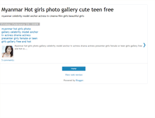 Tablet Screenshot of myanmar-hot9.blogspot.com