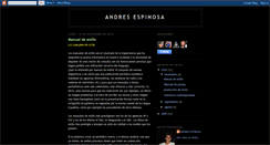 Desktop Screenshot of andresespinosago.blogspot.com