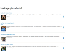 Tablet Screenshot of heritageplazahotel.blogspot.com