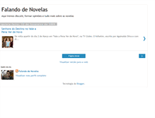 Tablet Screenshot of falandonovelas.blogspot.com