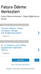 Mobile Screenshot of faturaodememerkezleri.blogspot.com