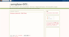 Desktop Screenshot of aeroplane-diy.blogspot.com