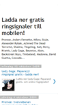 Mobile Screenshot of laddanergratisringsignalertillmobilen.blogspot.com