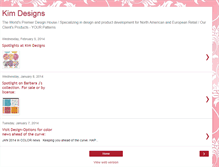 Tablet Screenshot of kimdesignsnotes.blogspot.com