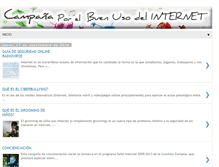 Tablet Screenshot of campanabuenusodelinternet2010.blogspot.com