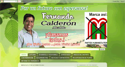 Desktop Screenshot of fernandocalderonalcalde.blogspot.com