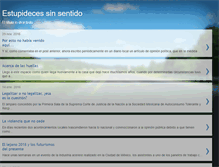 Tablet Screenshot of estupidecessinsentido.blogspot.com