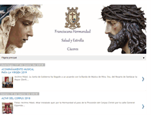 Tablet Screenshot of hermandaddelasaludcaceres.blogspot.com