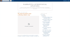 Desktop Screenshot of narrativaaudiovisualaplicada.blogspot.com