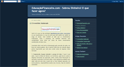 Desktop Screenshot of edufin-sobrou.blogspot.com