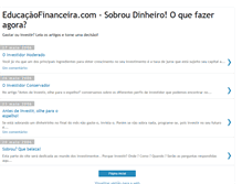 Tablet Screenshot of edufin-sobrou.blogspot.com