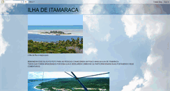 Desktop Screenshot of ilhadeitamaraca-pe.blogspot.com