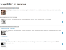 Tablet Screenshot of lequotidienenquestion.blogspot.com