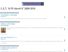 Tablet Screenshot of alevincet10fs.blogspot.com