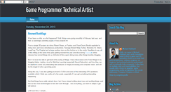 Desktop Screenshot of gameprogrammertechnicalartist.blogspot.com