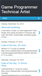 Mobile Screenshot of gameprogrammertechnicalartist.blogspot.com