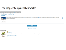 Tablet Screenshot of krapalm-template2.blogspot.com