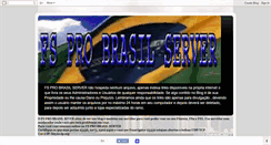 Desktop Screenshot of fsprobrasilserveroficial.blogspot.com