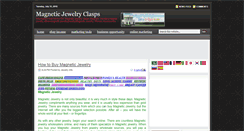 Desktop Screenshot of magneticjewelry--clasps.blogspot.com