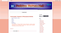 Desktop Screenshot of probitrohomeohallbd.blogspot.com