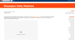Desktop Screenshot of moosejawmadness.blogspot.com