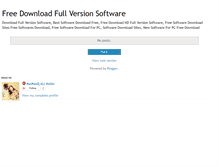 Tablet Screenshot of fullversions4u.blogspot.com