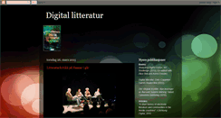 Desktop Screenshot of elektronisk-litteratur.blogspot.com