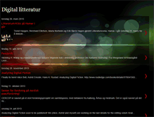 Tablet Screenshot of elektronisk-litteratur.blogspot.com