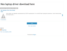Tablet Screenshot of newlaptopdriverdownloadhere.blogspot.com
