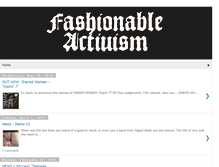 Tablet Screenshot of fashionableactivism.blogspot.com