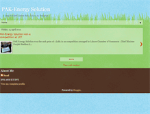 Tablet Screenshot of pakenergysolution.blogspot.com