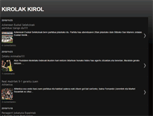 Tablet Screenshot of kirolakkirol.blogspot.com