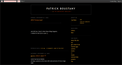 Desktop Screenshot of patrick-boustany.blogspot.com