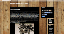 Desktop Screenshot of emileforbreakfast.blogspot.com