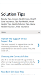 Mobile Screenshot of healthsolutiontip.blogspot.com