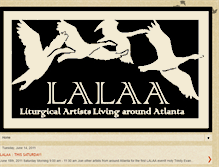 Tablet Screenshot of liturgicalartistslivingaroundatlanta.blogspot.com