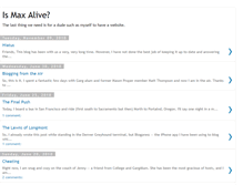 Tablet Screenshot of ismaxalive.blogspot.com