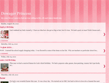 Tablet Screenshot of dowagerprincess.blogspot.com