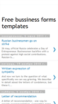 Mobile Screenshot of free-forms-templates.blogspot.com