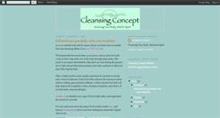 Desktop Screenshot of cleansingconcept.blogspot.com