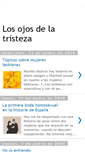 Mobile Screenshot of losojosdelatristeza.blogspot.com