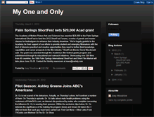 Tablet Screenshot of myoneandonly1.blogspot.com