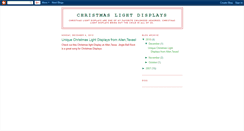 Desktop Screenshot of christmaslightdisplays.blogspot.com