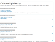 Tablet Screenshot of christmaslightdisplays.blogspot.com