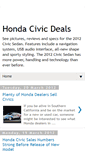 Mobile Screenshot of hondacivicdeals.blogspot.com