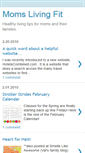 Mobile Screenshot of momslivingfit.blogspot.com