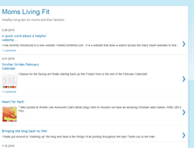 Tablet Screenshot of momslivingfit.blogspot.com